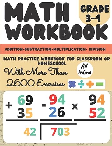 daily practice math workbook grades 3 and 4 3rd grade and 4th grade math workbook multiplication division