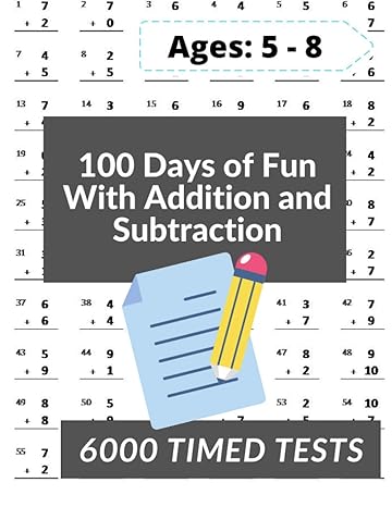 100 days of fun with addition and subtraction 0 20 addition and subtraction math drills for grades k 2