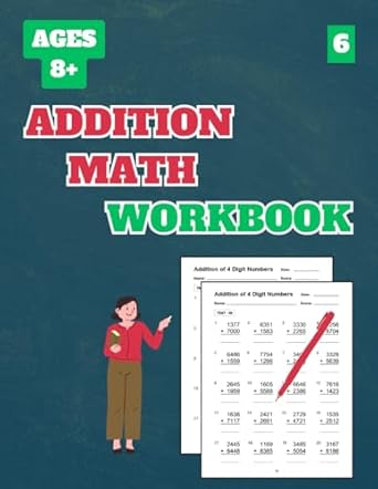 addition math workbook level 6 50 tests about addition of 4 digit numbers for grades 3 5 with answer key 102