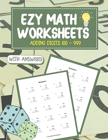 ezy math worksheets adding digits 100 999 1st edition penny mcleod b09mhvyvgn, 979-8777092694