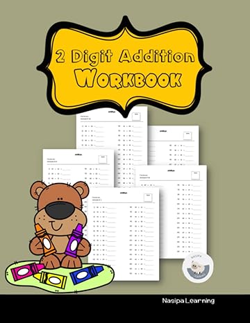 2 digit addition workbook math facts fluency timed tests 100 practice page for build math skill for kid grade