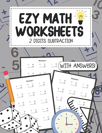 ezy math worksheets 2 digits subtraction 1st edition penny mcleod b09nh3cpbs, 979-8783037993