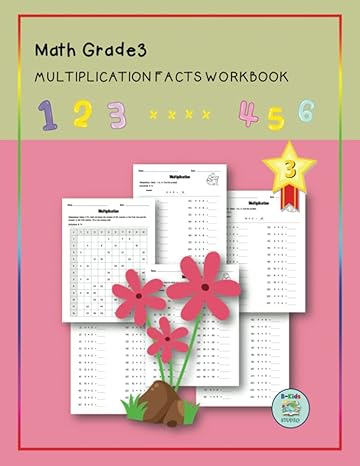 math grade 3 multiplication facts workbook extra practice for basic math practice workbook for student