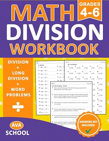 math workbook for grades 4 6 division long division word problems math practice problems for 4th and 5th and