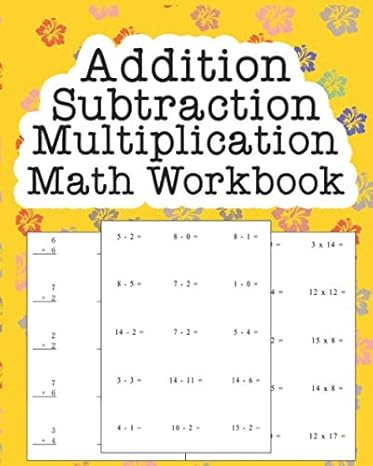 addition subtraction multiplication math workbook homework practice workbook math books for 1st grade 2nd