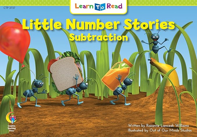 little number stories subtraction 1st edition rozanne lanczak williams ,michael jarrett 1574710087,