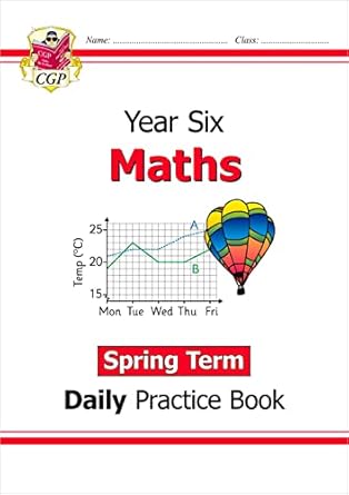 new ks2 maths daily practice book year 6 spring term ideal for catch up and learning at home 1st edition cgp