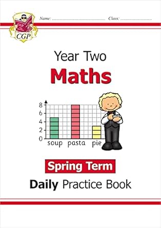 new ks1 maths daily practice book year 2 spring term superb for catching up at home 1st edition cgp books