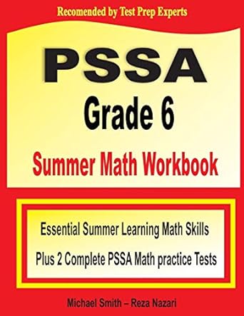 pssa grade 6 summer math workbook essential summer learning math skills plus two complete pssa math practice