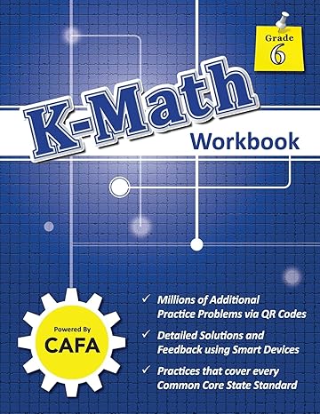 k math workbook grade 6 1st edition jaehwa choi ,sunhee kim ,kyongil yoon 0998129860, 978-0998129860