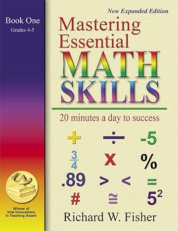 mastering essential math skills book one grades 4 5 including americas math teacher dvd with over 6 hours of