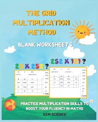 the grid multiplication method blank worksheets ks2 maths exercises multiplication grade 6 worksheets