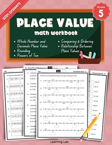 place value math workbook grade 5 whole number and decimal place value expanded form written form