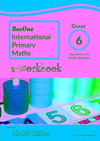 beeone grade 6 math workbook operation with whole numbers 2020 edition 1st edition mrs lakshmi chintaluri