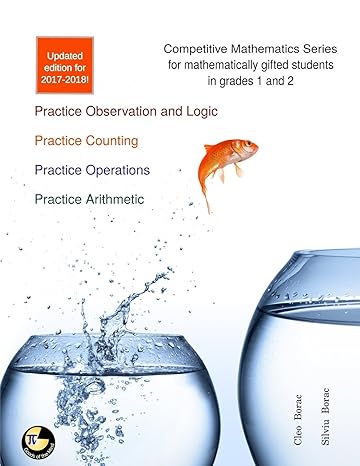 competitive mathematics for gifted students level 1 combo ages 7 9 2nd edition cleo borac ,silviu borac