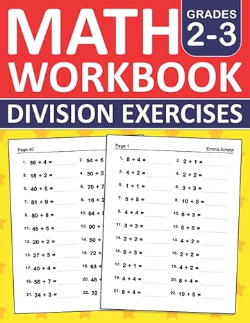 math division workbook for grades 2 3 math practice workbook for 2nd and 3rd grades 880 division exercises