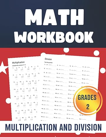 math workbook multiplication and division exercises grade 2 math practice workbook with 3600 exercises 1st