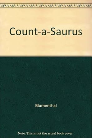 count a saurus 1st edition blumenthal 0689716338, 978-0689716331