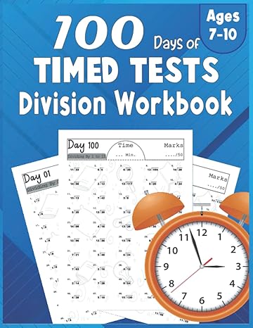 100 days of timed tests division workbook daily practice speed up math drills quotients 1 to 15 divisor 1 to