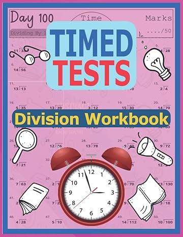 timed tests division workbook daily practice math drills facts quotients 1 to 15 divisor 1 to 10 for grade 3