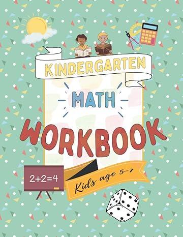 kindergarten math workbook age 5 7 fun math activities and games / addition and subtraction counting tracing