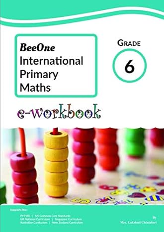 beeone grade 6 math workbook 2020 edition 1st edition mrs lakshmi chintaluri b084wlml1m, 979-8612505778