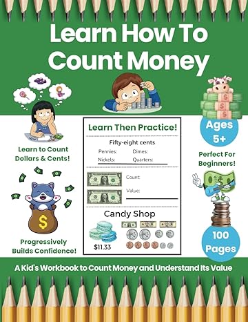 learn how to count money a kids workbook to count money and understand its value by glitter bay books 1st