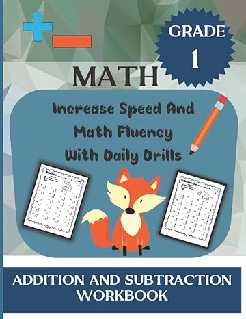 addition and subtraction workbook 1st grade increase speed and math fluency with daily drills 1st edition