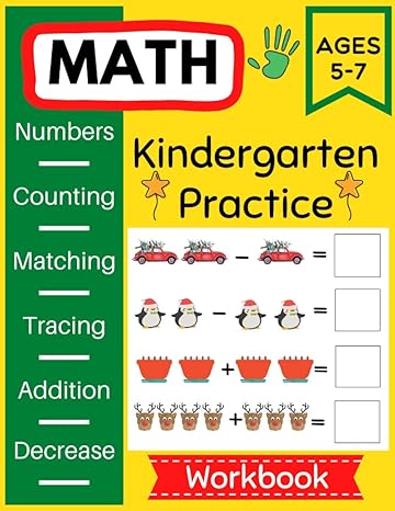 kindergarten math practice workbook ages 5 7 kindergarten and 1st grade workbook kindergarten math basics