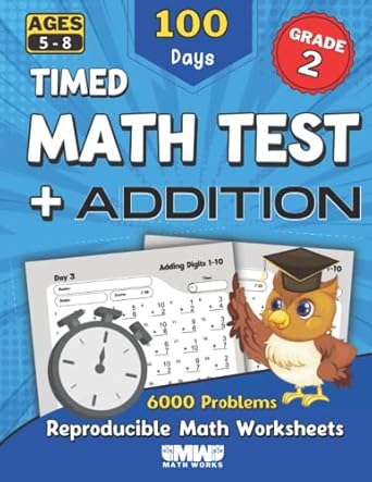 timed math test 100 days timed math drills addition digits 0 10 grade 2 ages 5 8 reproducible math test work