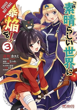 konosuba an explosion on this wonderful world vol 3 3 1st edition natsume akatsuki ,kasumi morino 1975306007,