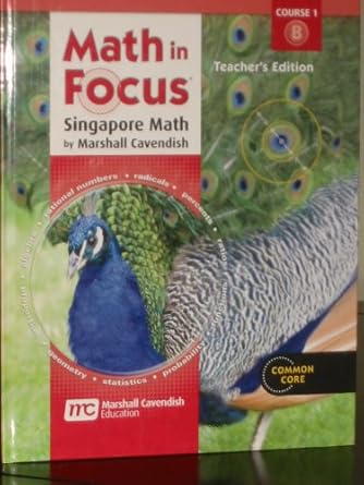 math in focus singapore math grade 6   volume b teacher's edition  0547560966, 978-0547560960