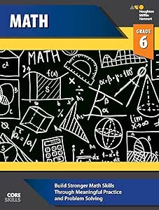 steck vaughn core skills mathematics workbook grade 6 1st edition  0544268245