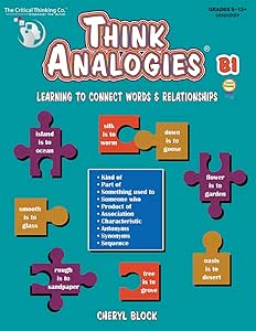 think analogies b1 workbook learning to connect words and relationships 1st edition  0894557920