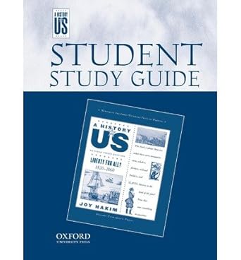 liberty for all middle/high school student study guide a history of us student study guide pairs with a