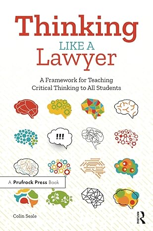 thinking like a lawyer 1st edition colin seale 1646320077, 978-1646320073