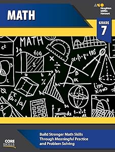 steck vaughn core skills mathematics workbook grade 7 1st edition  0544268253