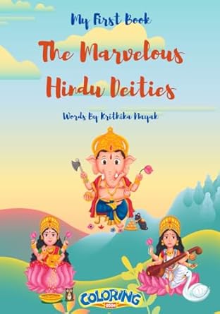 my first book the marvelous hindu deities werds by kritkike hugsk  krithika nayak 979-8866694815