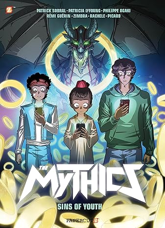 the mythics vol 5 sins of youth  phillipe ogaki, patricia lyfoung, patrick sobral 1545810281, 978-1545810286