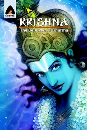 krishna defender of dharma a graphic novel  shweta taneja, rajesh nagulakonda 938074112x, 978-9380741123