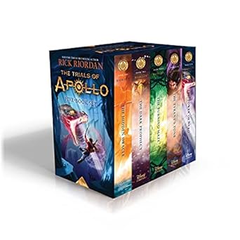 trials of apollo the 5book paperback boxed set  rick riordan 1368024130, 978-1368024136