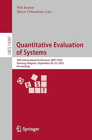 quantitative evaluation of systems 20th international conference qest 2023 antwerp belgium september 20 22