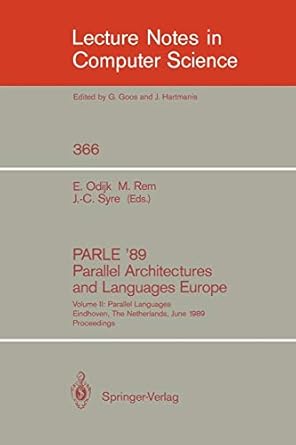 parle 89 parallel architectures and languages europe volume ii parallel languages eindhoven the netherlands