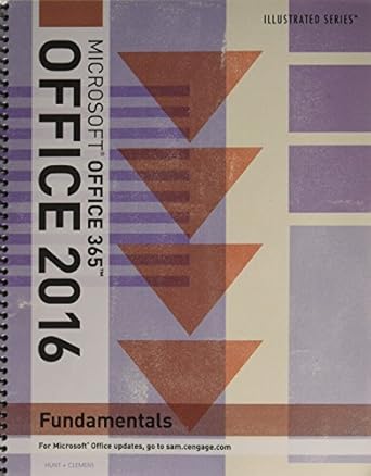 illustrated microsoftoffice 365 and office 20 fundamentals 1st edition marjorie s. hunt, barbara clemens