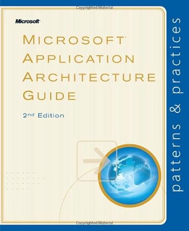 microsoft application architecture guide 2nd edition microsoft patterns & practices team 073562710x,