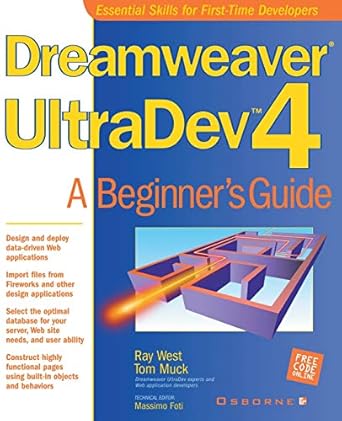 dreamweaver ultradev 4 a beginner s guide 1st edition ray west 0072191600, 978-0072191608