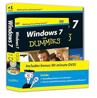 windows 7 for dummies book + dvd bundle 1st edition andy rathbone 0470523980, 978-0470523988