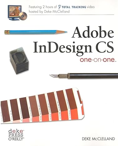 adobe indesign cs one on one 1st edition deke mcclelland 0596007361, 978-0596007362