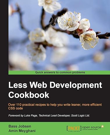 less web development cookbook 1st edition bass jobsen ,amin meyghani 1783981482, 978-1783981489