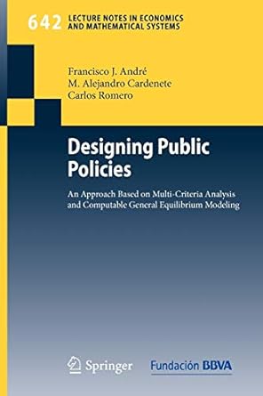 designing public policies an approach based on multi criteria analysis and computable general equilibrium